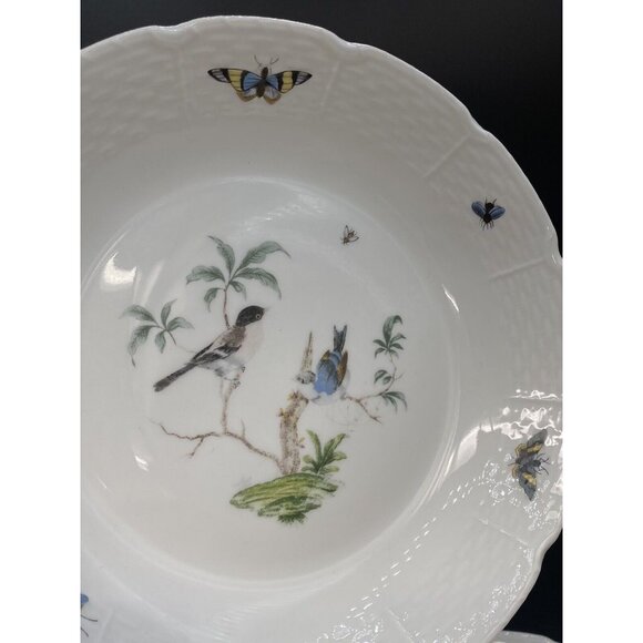 Lot 4 Ceralene Raynaud Limoges "Les Oiseaux" 7.5” Soup Bowls READ - Picture 3 of 10